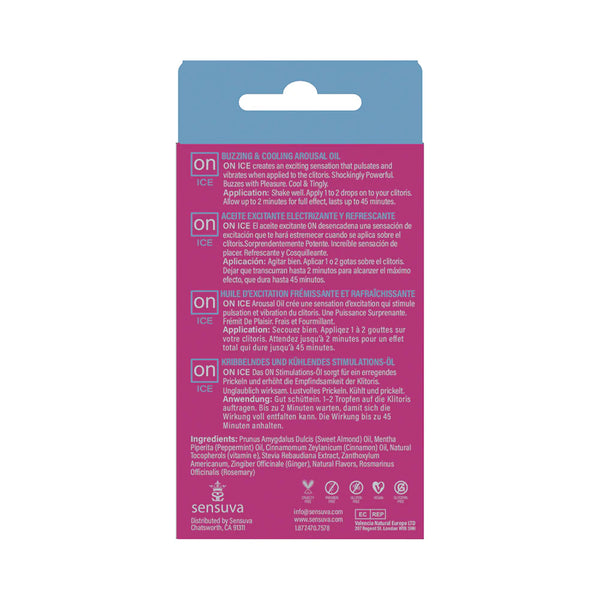 Sensuva ON Ice Arousal Oil 5ml
