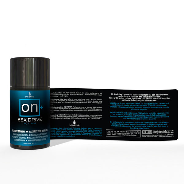 Sensuva ON Sex Drive for Him 2oz - MedAmour