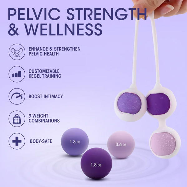 Blush Wellness Sensua Vitality Flex Kegel Balls - MedAmour