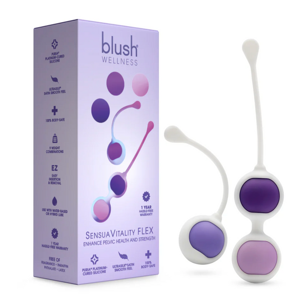 Blush Wellness Sensua Vitality Flex Kegel Balls - MedAmour