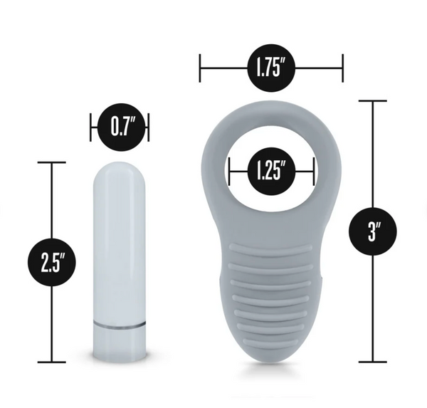 Blush Wellness Vibrating Erection Pleasure Ring - MedAmour