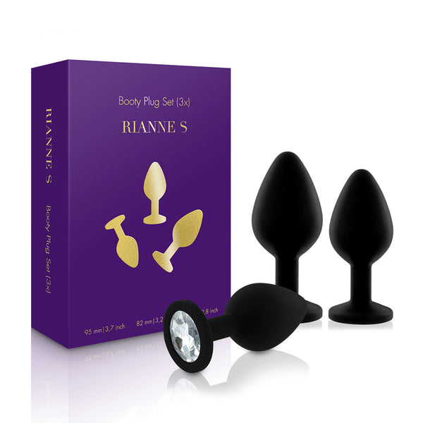 Rianne S Booty Plug Set 3-Pack - Assorted Colors