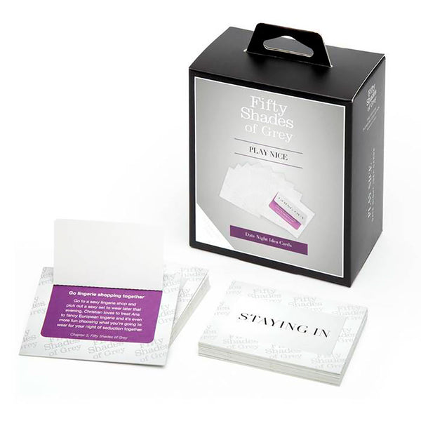 Fifty Shades Play Nice Date Night Cards - MedAmour