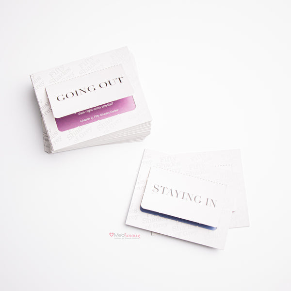 Fifty Shades Play Nice Date Night Cards - MedAmour
