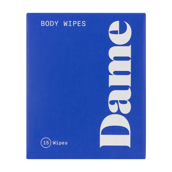 Body Wipe Sachets by Dame 15 count