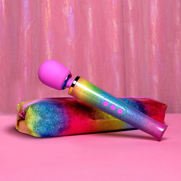 Le Wand All That Glimmers Petite Massager - Rainbow Ombre